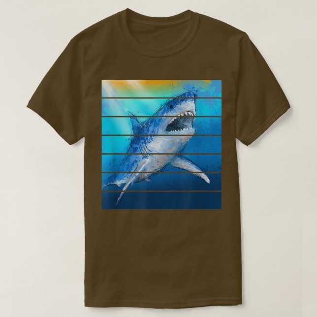 Fotopaneler för trendig Graphic Shark T Shirt (Design framsida)