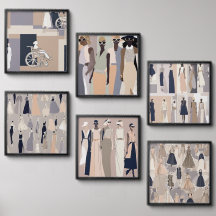 Fotopanelsamling för ikoner i mode