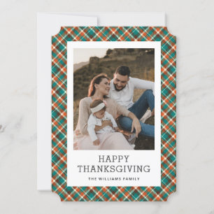 Fotopappat Happy thanksgiving-kort Julkort