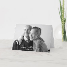 Fotopappat kort för Lycklig Fars dag