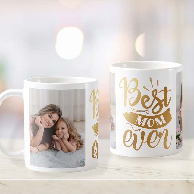 Fotopassage för bästa Mamma någonsin-Personlig Kaffemugg (Skapare uppladdad)