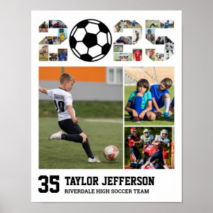 Fotopassage för fotbollslag 2025 poster