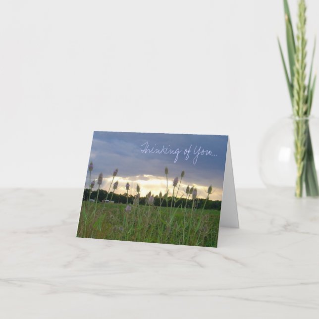 Fotopatard "Thinking of You" Kort (Framsida)