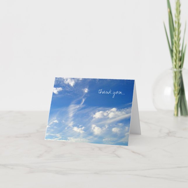 Fotopatecken för Atmosphere 2 Tack Kort (Framsida)