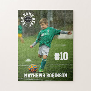 Fotopaternummer och Logotyp för fotbollsspelaren N Pussel