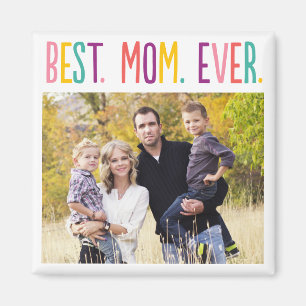 Fotopatortecken för bästa Mamma någonsin Magnet