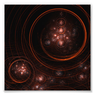 Fotopatrering av Starlight Abstrakt Art Fototryck