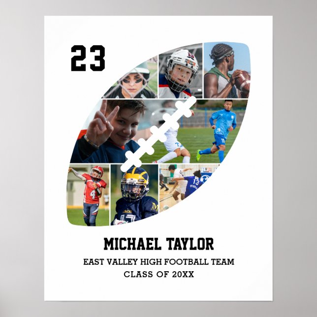 Fotopatsamling för fotbollslag Senior Studenten Bo Poster (Framsidan)