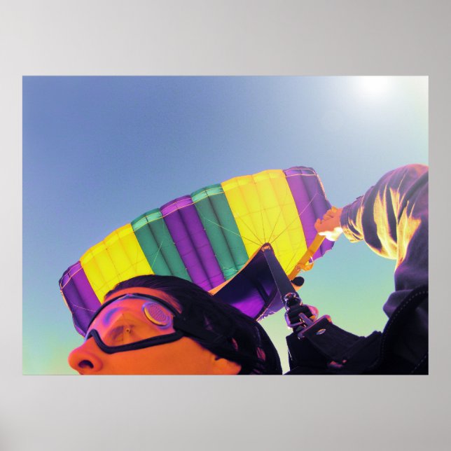 fotoperfekt skydiver poster (Framsidan)