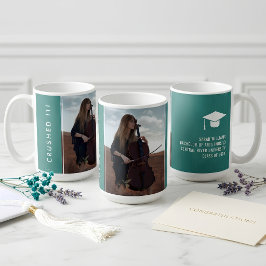 Fotopop Modern Minimalistisk Elegant Examenpresent Kaffemugg