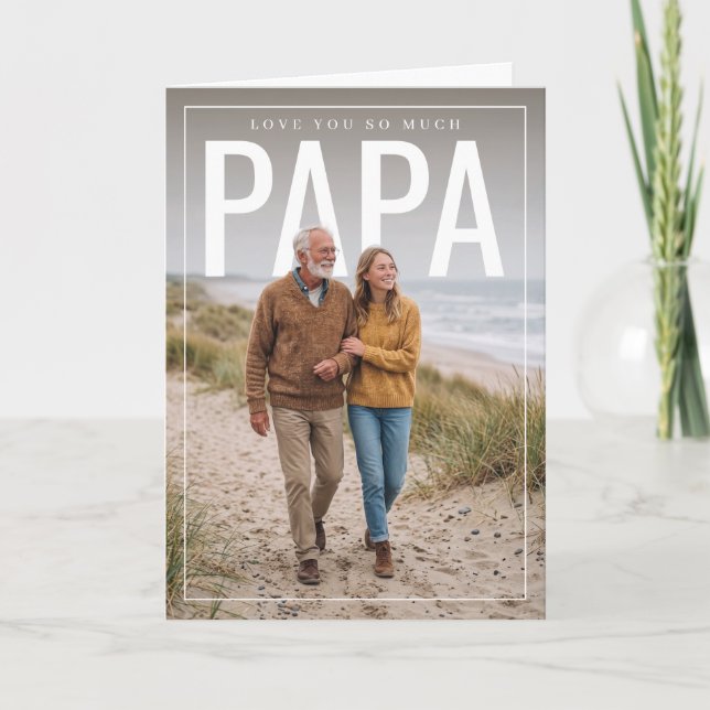 FotoPop Papa Kort (Framsida)
