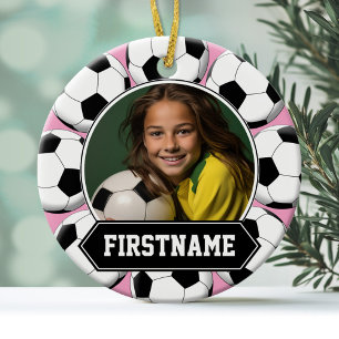 Fotopornament för ungdomar julgransprydnad keramik