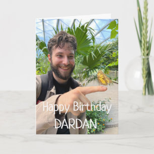 Fotoport för Grattis på födelsedagen Anpassningsba Kort