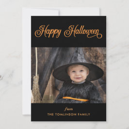 Fotoport för Happy halloween Anpassningsbar Julkort