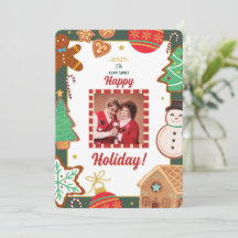 Fotoport för julcookies - Helgdag