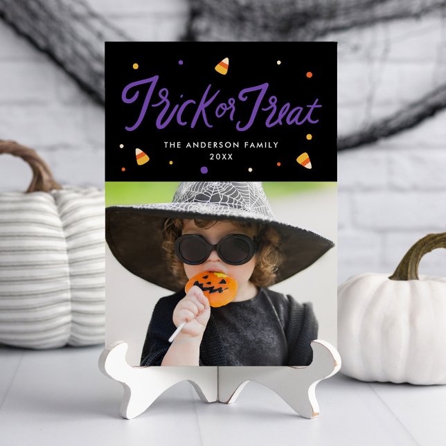 Fotoportet Candy corn Bus eller godis Halloween (Skapare uppladdad)