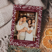 Fotoportet Julmusik Blommigt Helgdag