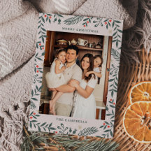 Fotoportet Julmusik Blommigt Helgdag