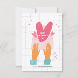 Fotoportet Lycklig Valentine Day Inbjudningar