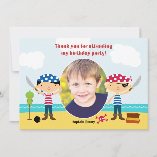 Fotoportet Tack Pirat (Framsida)