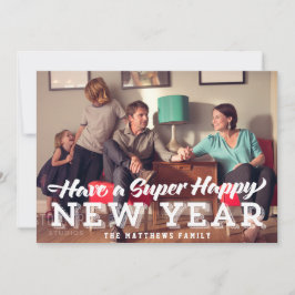 Fotoportet Toppen Gott nytt år Julkort
