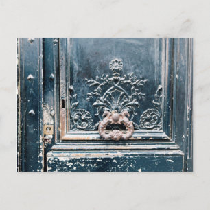 Fotoportkort för Parisdörr Knocker Vykort