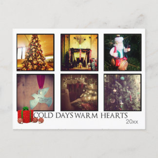 fotoposterkort för instagram christmas helg vykort