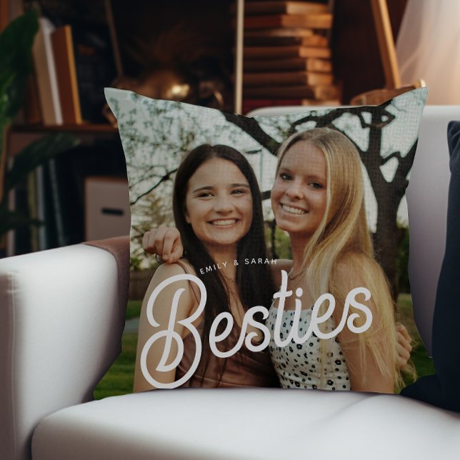 Fotopresentanter för Retro-skript Kudde (Skapare uppladdad)