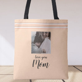 Fotopresenten "Kärlek you Mamma" i personligen Tygkasse