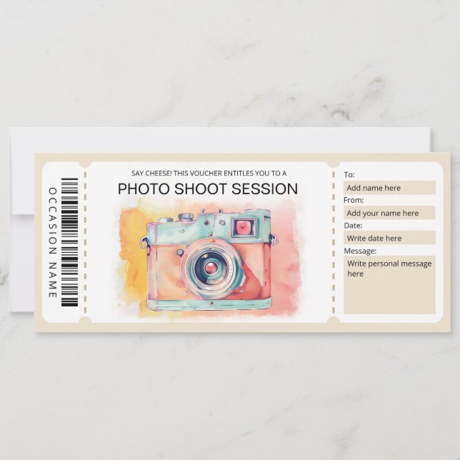 Fotopresentkort Inbjudningar (Framsida)