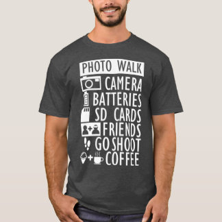 Fotopromenad på gatan  t shirt