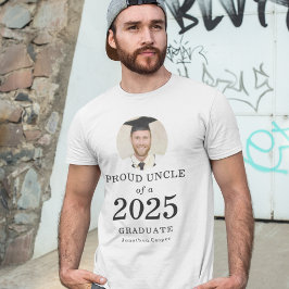 Fotoproud morbror från 2025 Student T Shirt