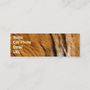 Fotoproverna Tiger Rand Big Cat Wildlife Mini Visitkort