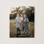 Fotopussel för Thanksgiving under vänstra hösten<br><div class="desc">Fotogåvor är de bästa gåvorna! Personlig enkelt med text och/eller bilder för ett anpassningsbar. Designad av Berry Berry Sweet. Visa fler design på www.berryberrysweet.com</div>