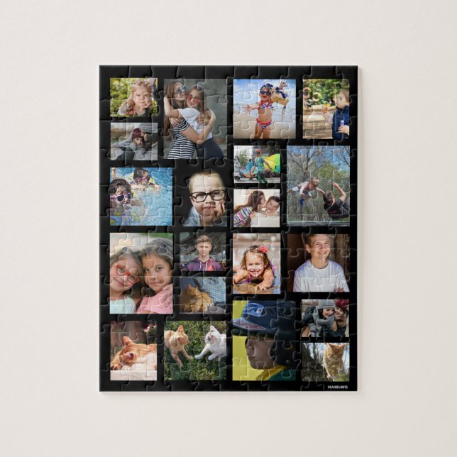 Fotopussel med 20 mallar - HAMbWG (Vertikal)