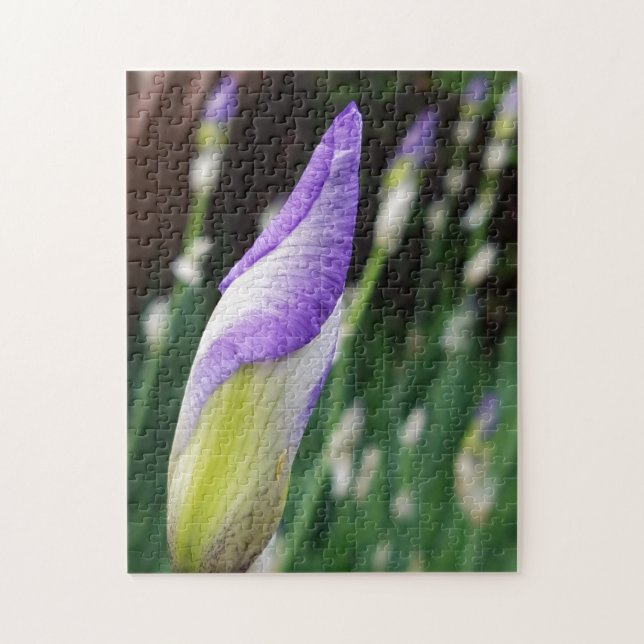 Fotopussel med flera färg-blommor i kreativ (Vertikal)