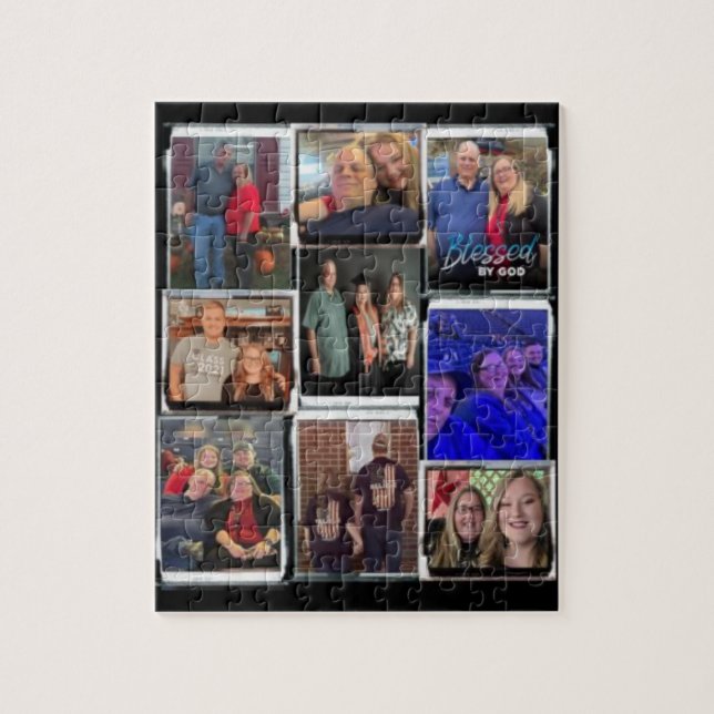 Fotopuzzelkollage Pussel (Vertikal)