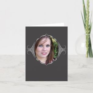 Fotoram med stam- look. kort