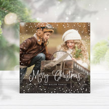 Fotoratecken för Snö-julskript
