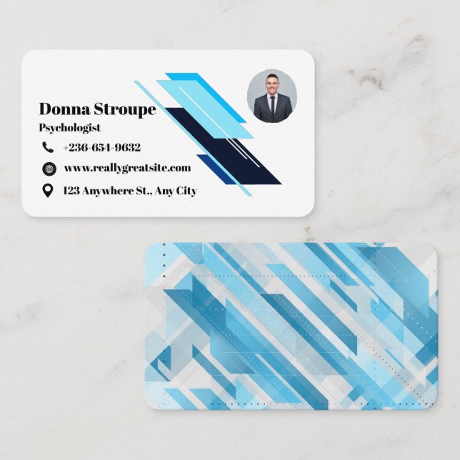 fotoredigering visitkort (Fram/baksida)