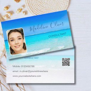 Fotoresans QR-Professionell: Ocean Beach Visitkort