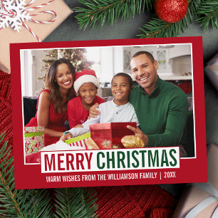 Fotorött i Modern God jul-familjen Vykort