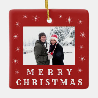 Fotorött i Modern God jul Snö Julgransprydnad Keramik