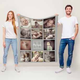 Fotorutnätssortering Fleecefilt