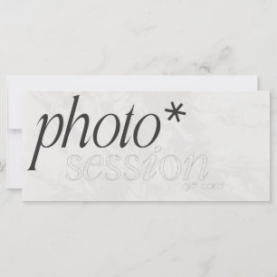 Fotosessionens Gift-kort, fotocertifikat