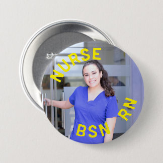 fotosköterska, bsn rn rn 3 tums cirkel knapp