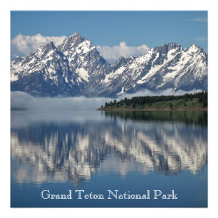 Fotoskrivare för Grand Teton National Park Fototryck