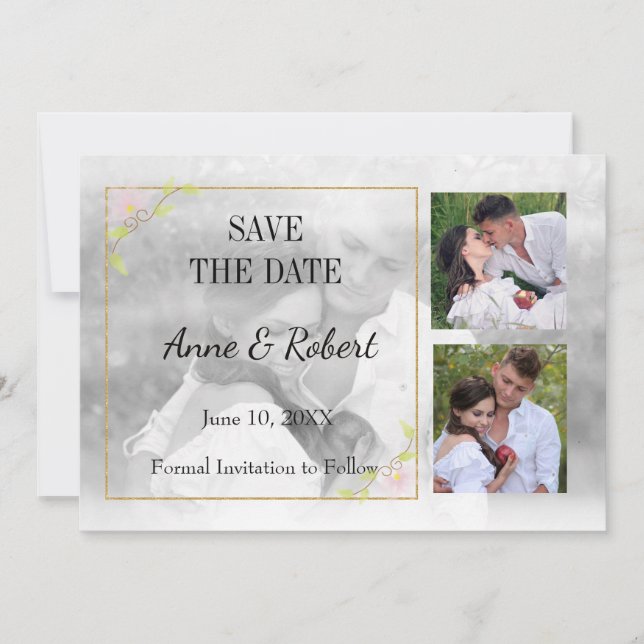 Fotospara datumet transparent spara datumet (Framsida)