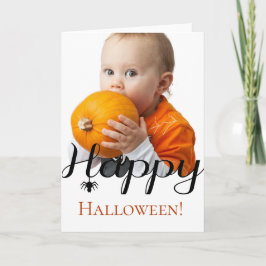 Fotospidare för anpassningsbar i Happy halloween Kort