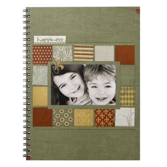 fotospiraljournal anteckningsbok med spiral (Framsidan)